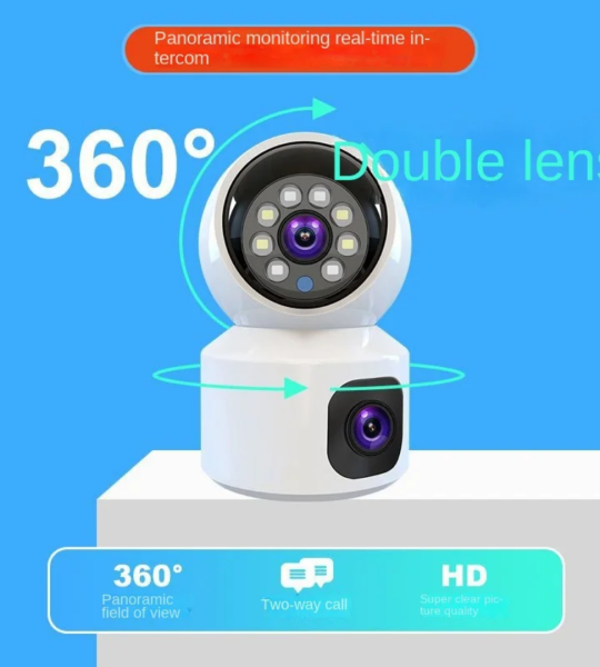 Caméra de sécurité domestique V380 dôme HD vision nocturne