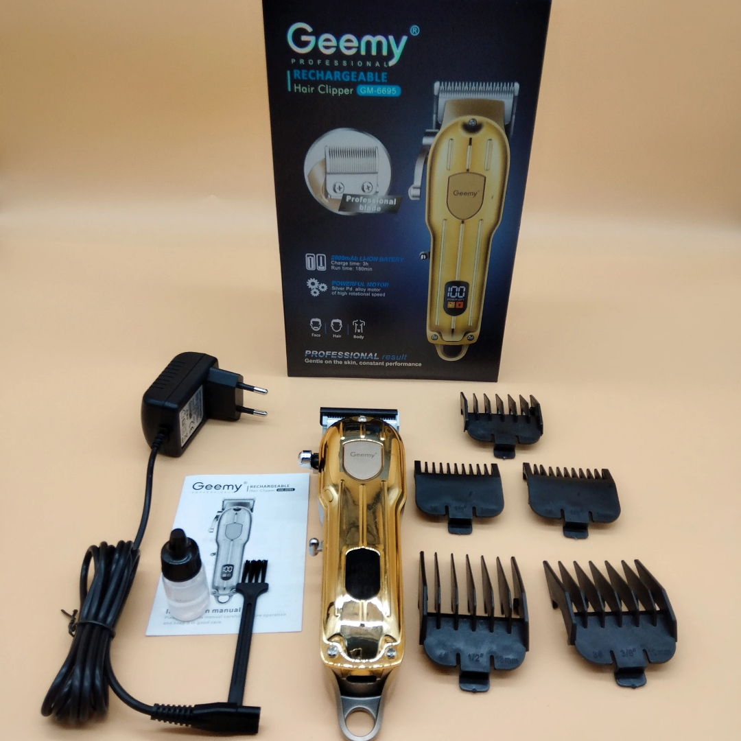 Tondeuse Geemy rechargeable professionnelle.