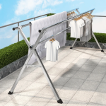 Séchoir à linge pliable en acier inoxydable