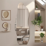 Miroir adhésif décoratif format ondulé