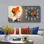 Horloge murale décorative rectangulaire