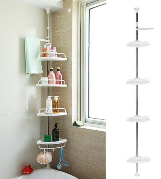 Étagère de coin multi-niveau réglable